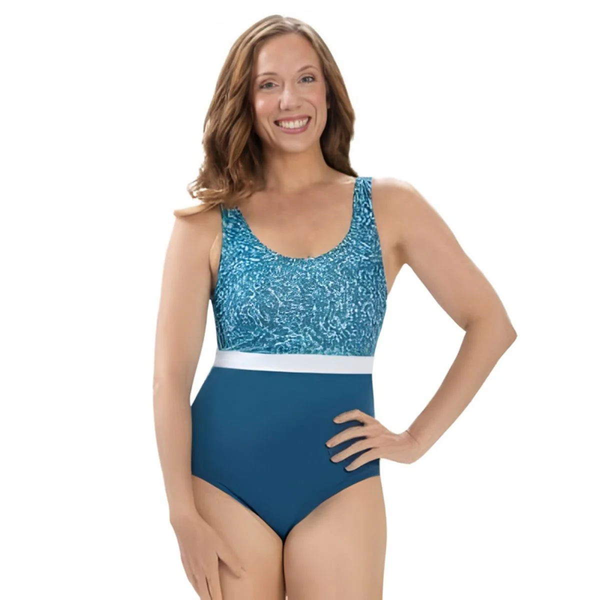 Dolfin Women's Color Block Moderate Scoop Back - Image 3