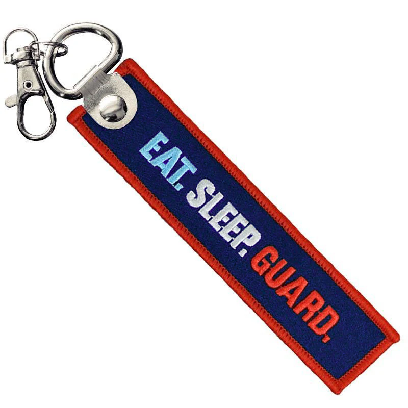 Eat. Sleep. Guard. Bag Tag - Image 3