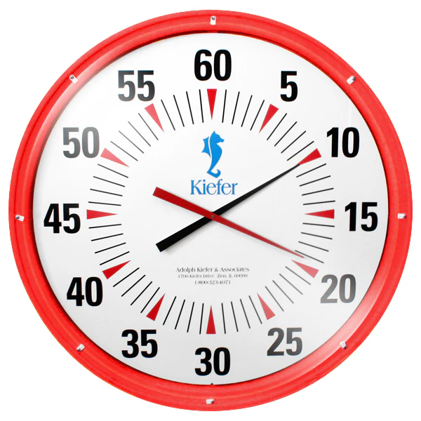 Kiefer 36” Wall Mounted Convertible Pace Clock - Image 6