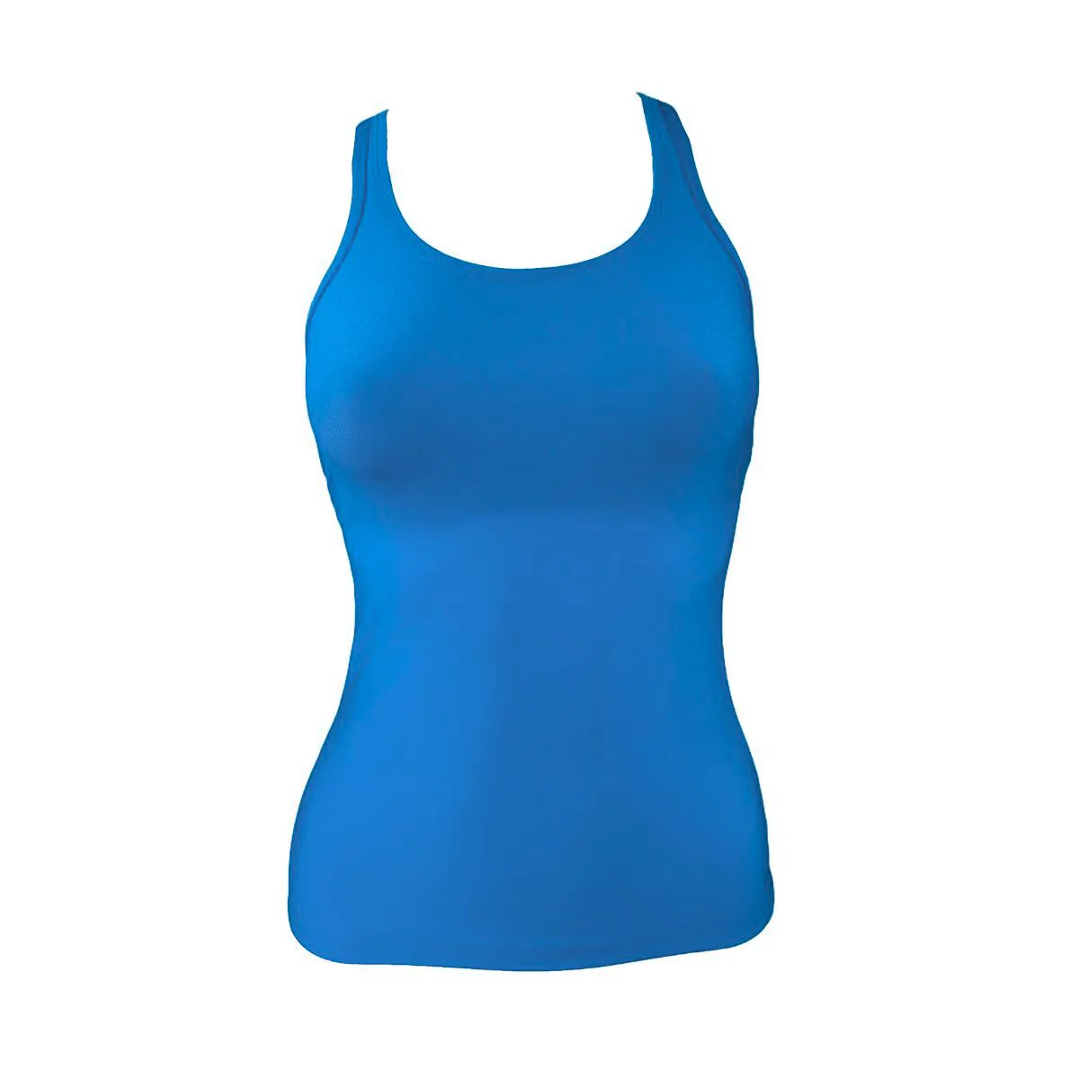 Kiefer Solid Racer Back Tankini Top - Image 2