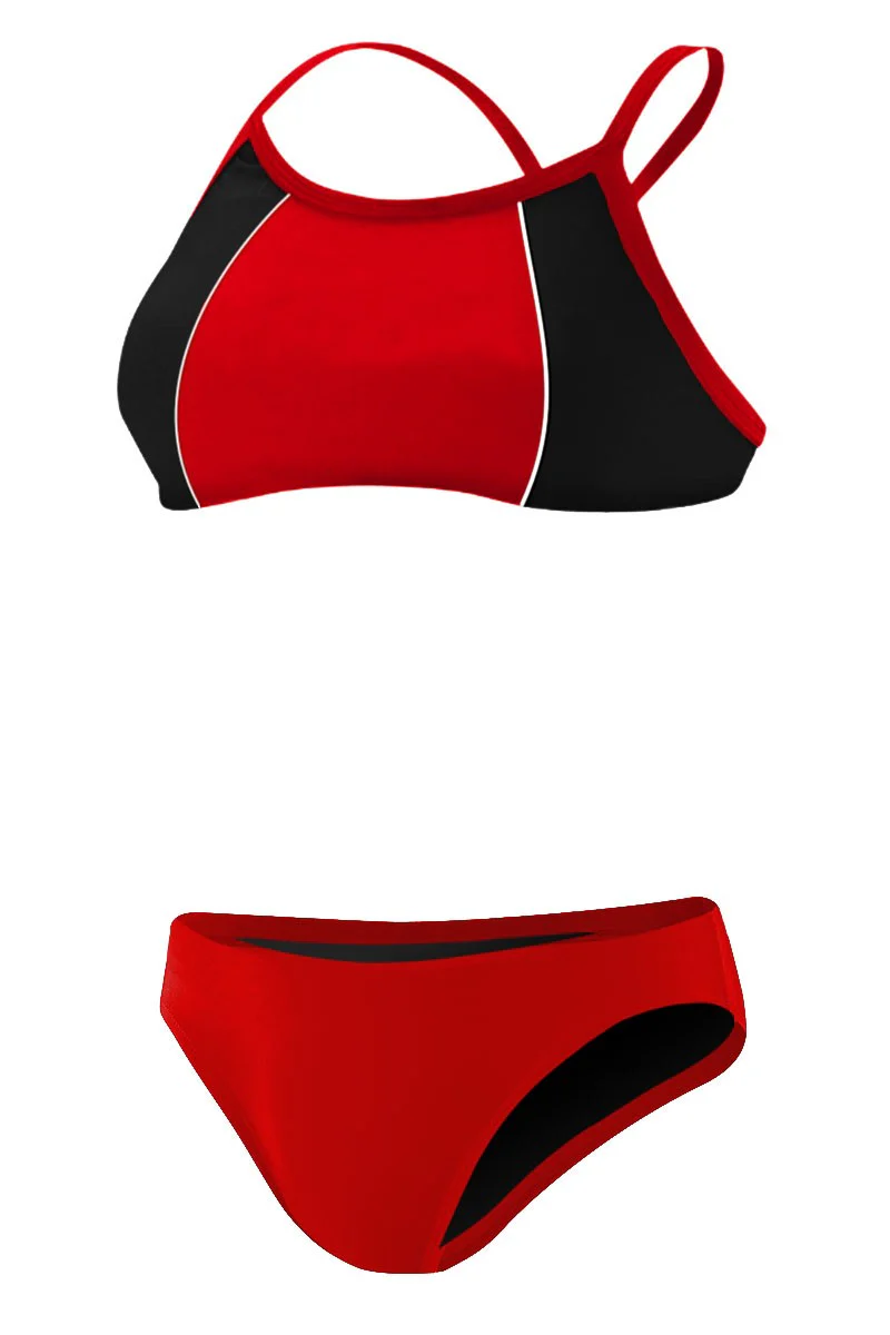 RISE Solid Poly Splice Bikini - Image 4