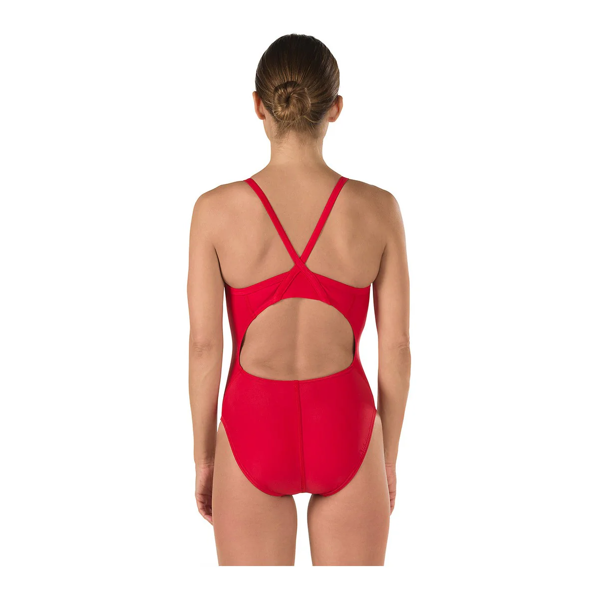 Speedo Solid Flyback Swimsuit - Image 5