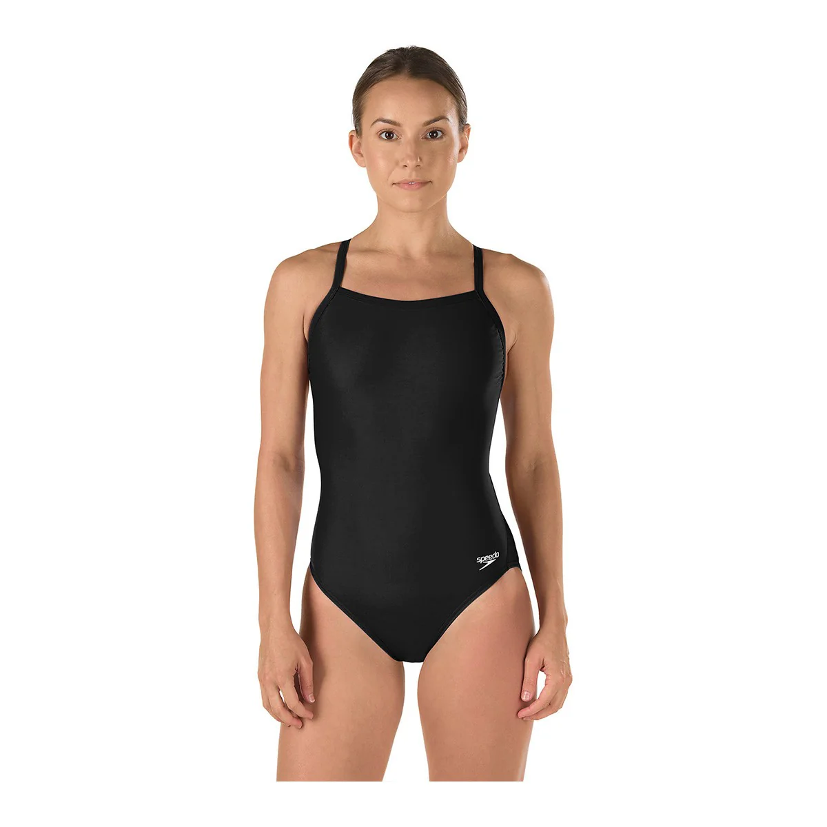Speedo Solid Flyback Swimsuit - Image 7