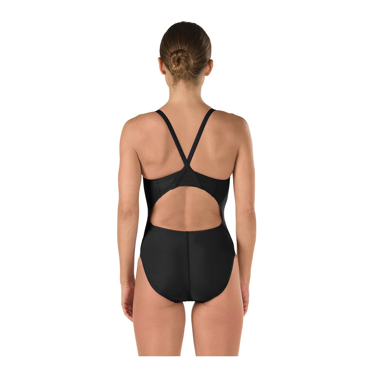Speedo Solid Flyback Swimsuit - Image 8