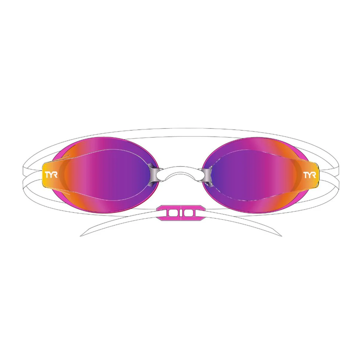 TYR BlackOps 140 EV Mirrored Women's Goggles - Image 28