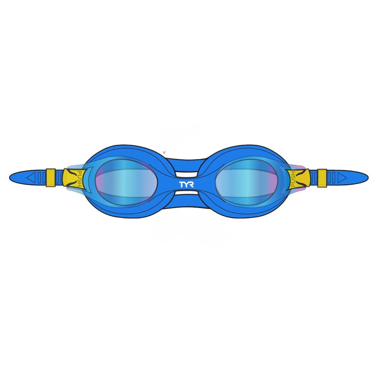 TYR Kids' Swimple Mirrored Goggle - Image 17