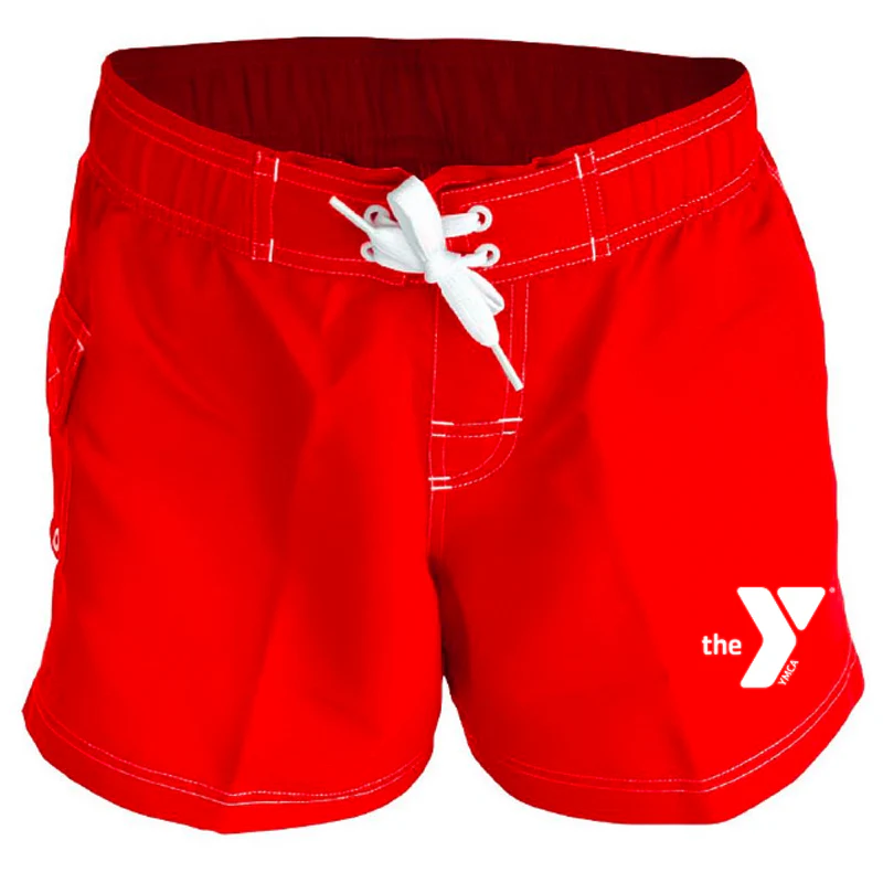 YMCA Female 5" Inseam Poly Short - Image 3