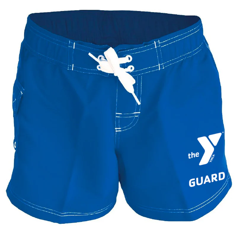 YMCA Guard Female 5" Inseam Poly Short - Image 2