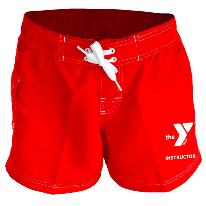 YMCA Instructor Female 5" Inseam Poly Short - Image 7