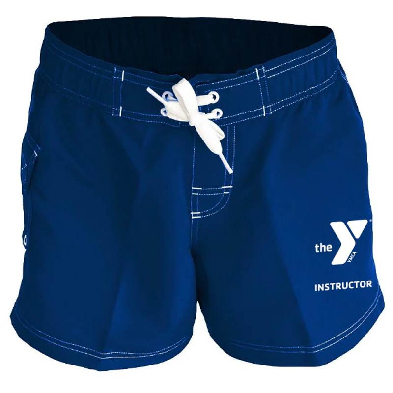 YMCA Instructor Female 5" Inseam Poly Short - Image 8