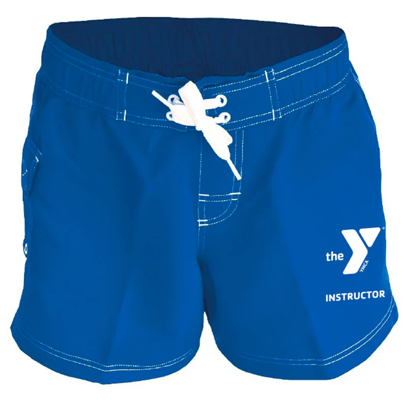 YMCA Instructor Female 5" Inseam Poly Short - Image 9
